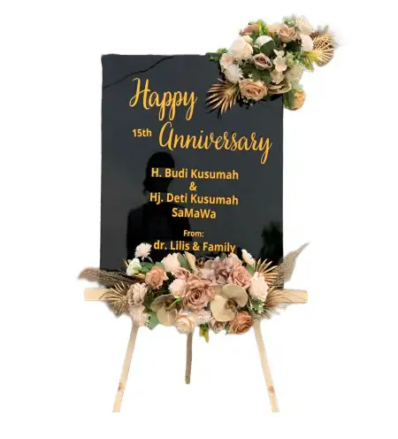 Papan Bunga Akrilik Bunut Hulu