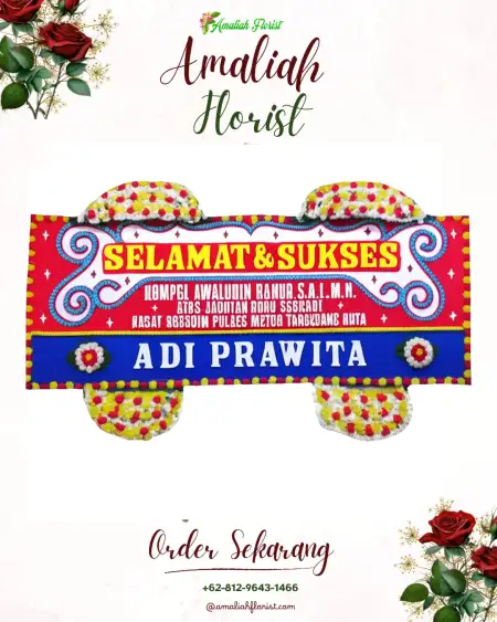 Papan Bunga Ucapan Selamat Bunut Hulu